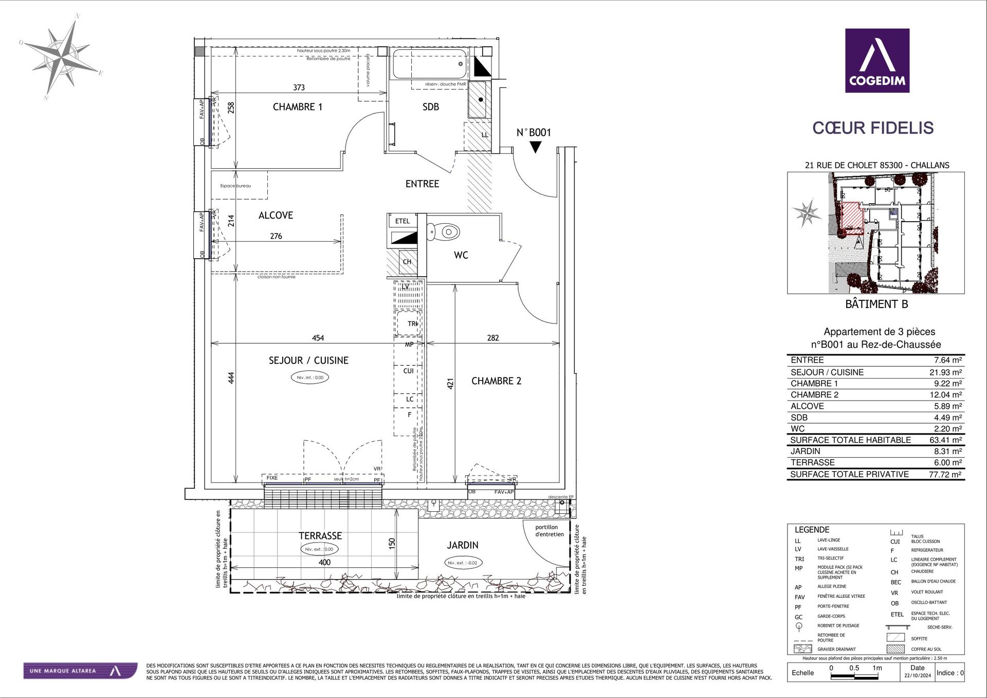 Appartement nu à louer