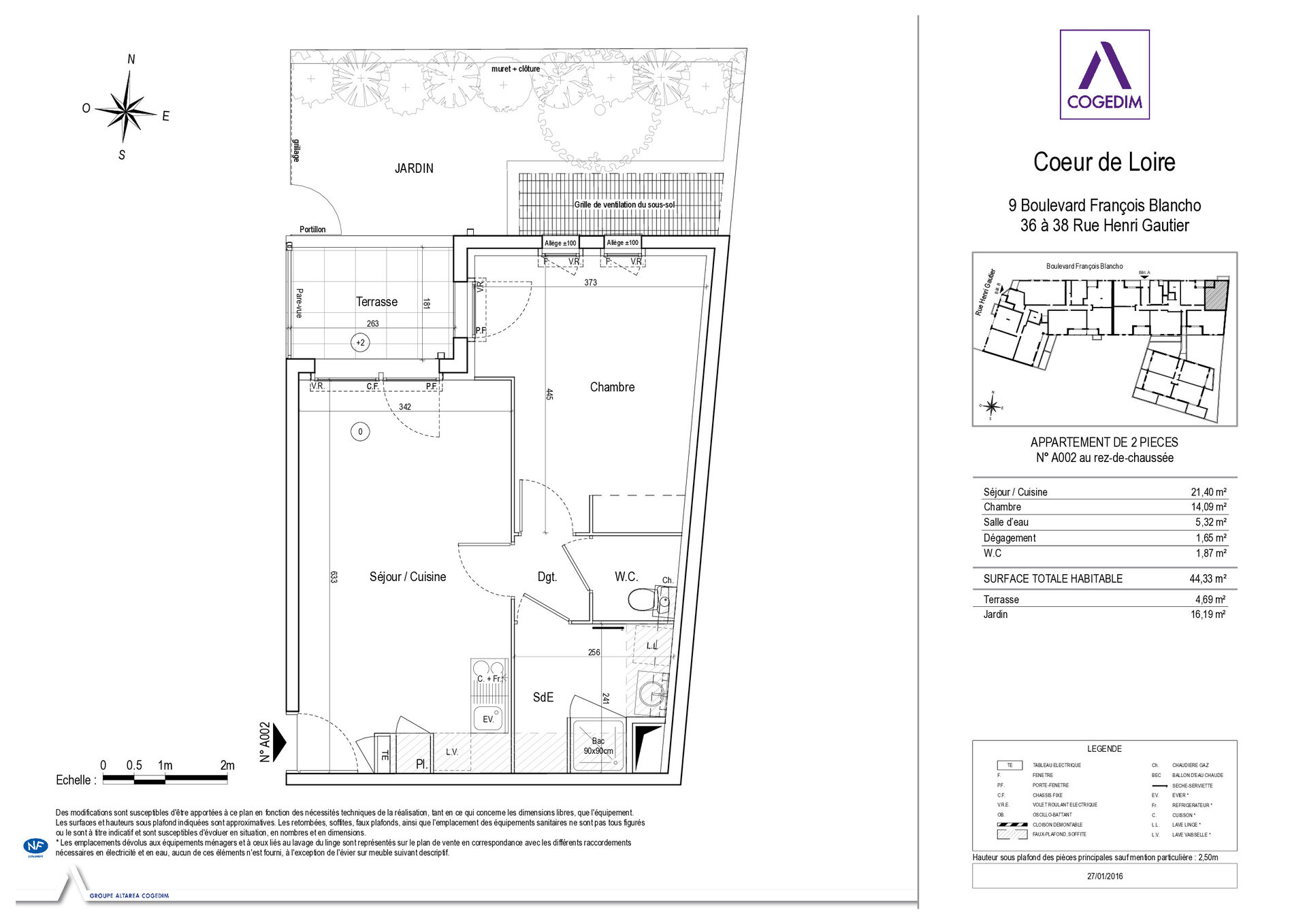 Appartement nu à louer