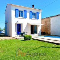 MAISON 4 PIECES  AVEC GRAND GARAGE, DEPENDANCE ET PISCINE CH
