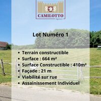 Terrain Proche de Nogent le Roi -  664 m2