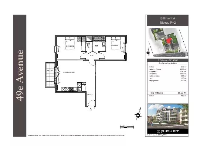 Appartement nu à louer