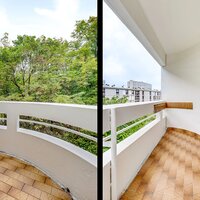 Parc de Belleville 4 pièces de 83.29 m2 avec balcons