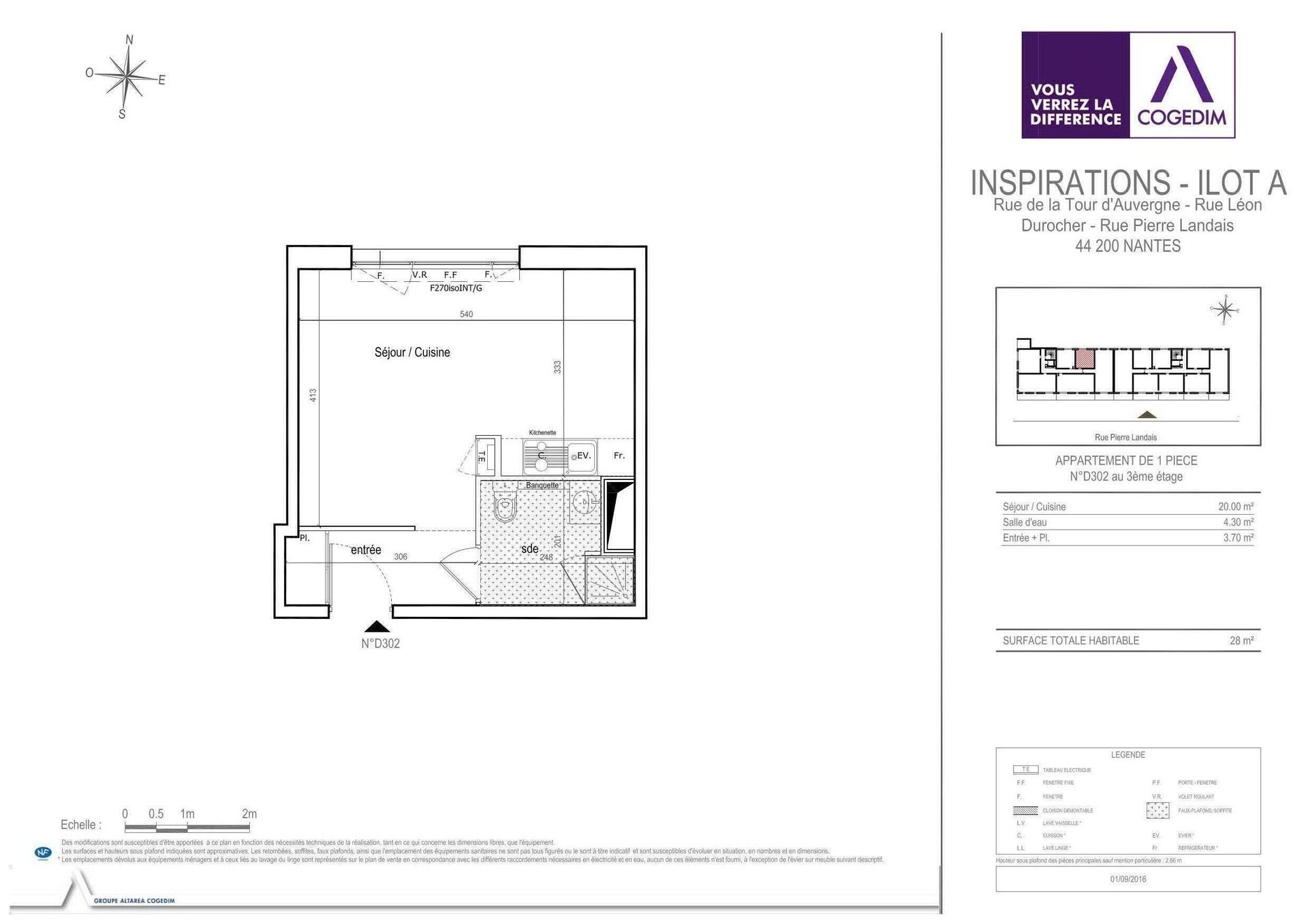 Appartement nu à louer