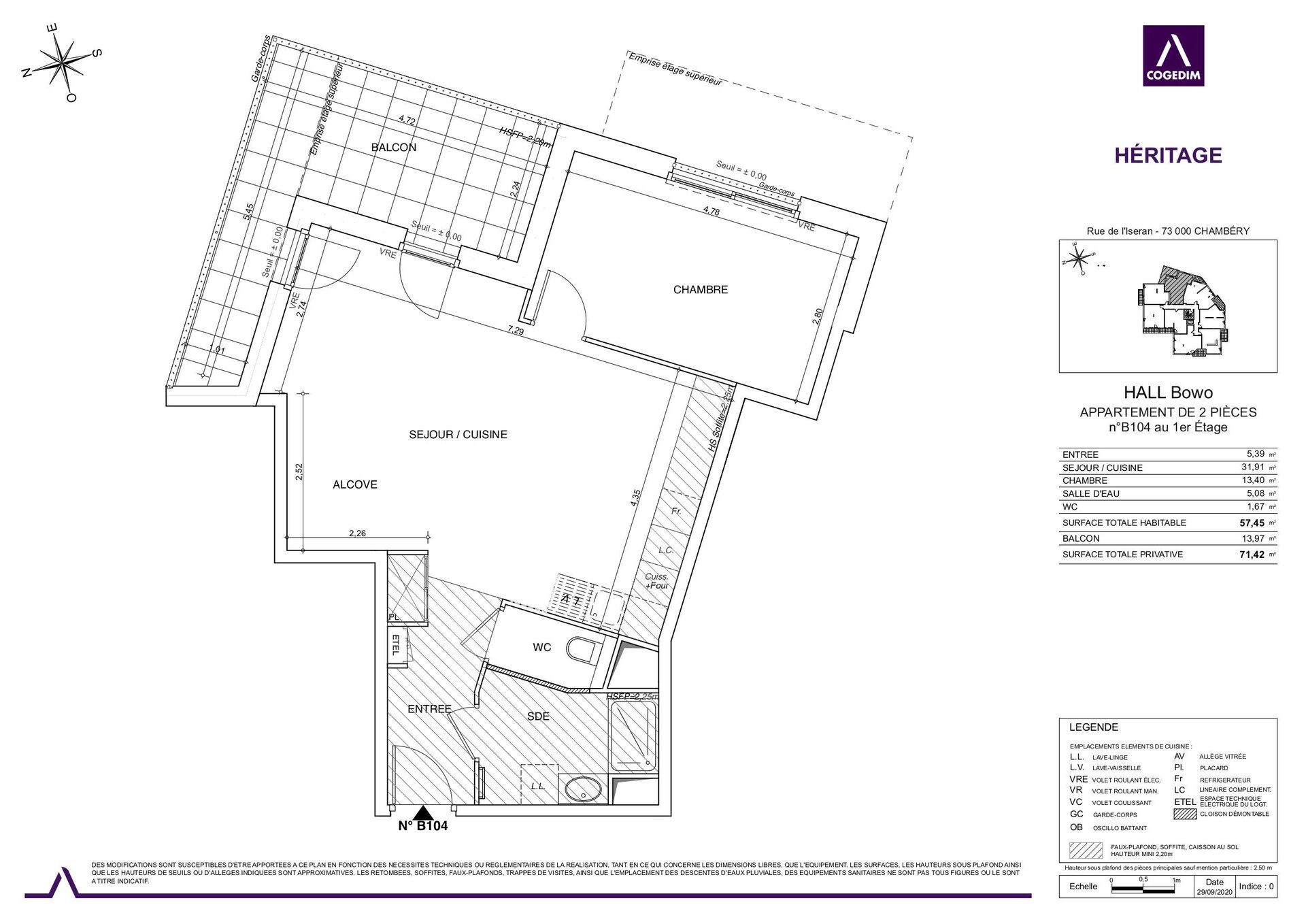 Appartement nu à louer